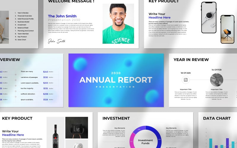 annual report presentation original