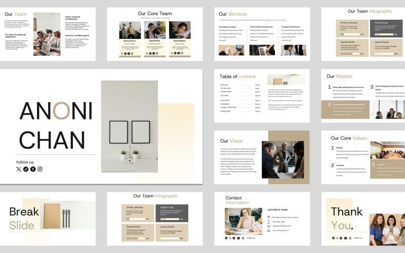 anonichan company profile powerpoint original
