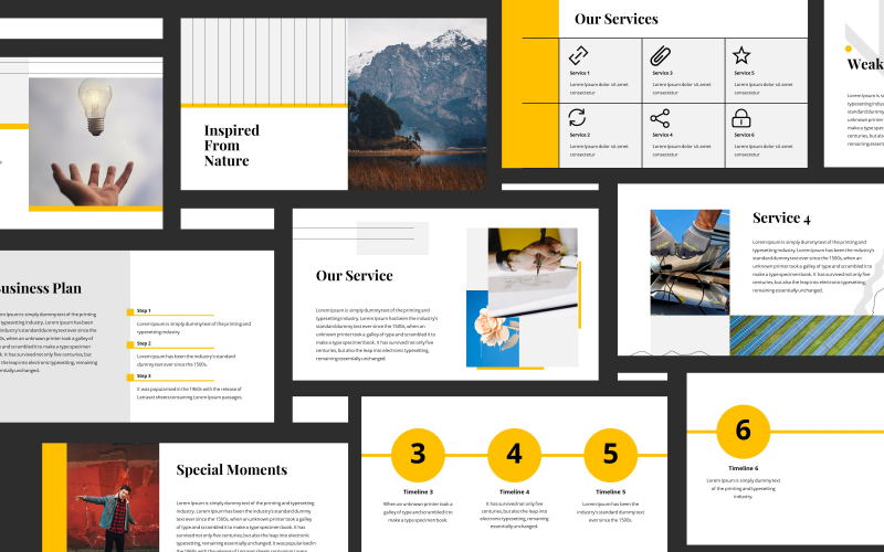 antares minimalist presentation powerpoint template original