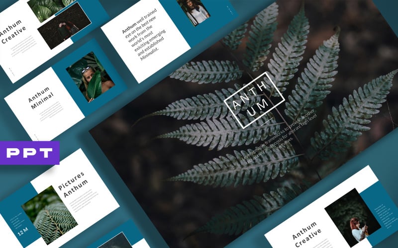 anthum creative keynote template original