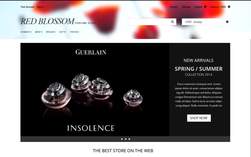 any taste fragrance prestashop theme original