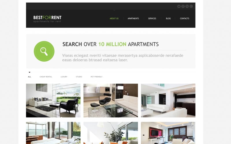 apartments for rent joomla template original