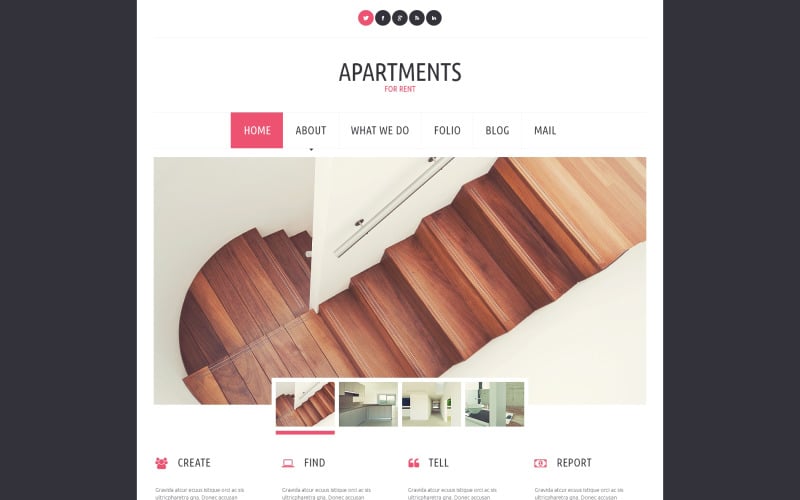 apartments for rent wordpress theme original