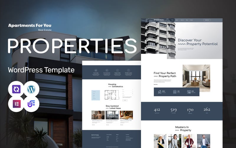apartments for you property sales and rental wordpress elementor theme original