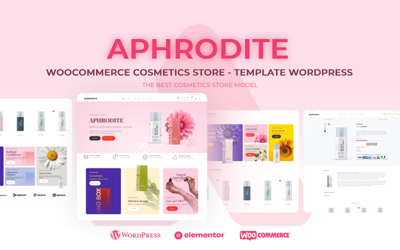 aphrodite woocommerce cosmetics store wordpress original