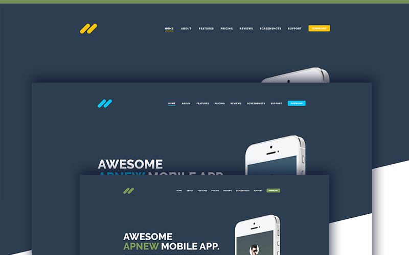 apnew multipurpose landing page template original