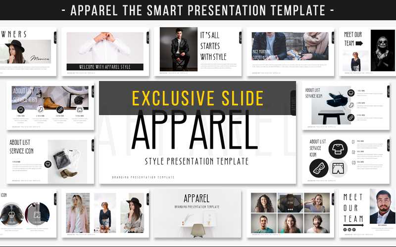 apparel powerpoint template original