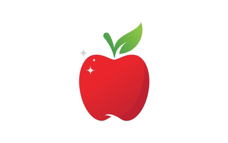 apple fresh fruit logo vector logo design template v original