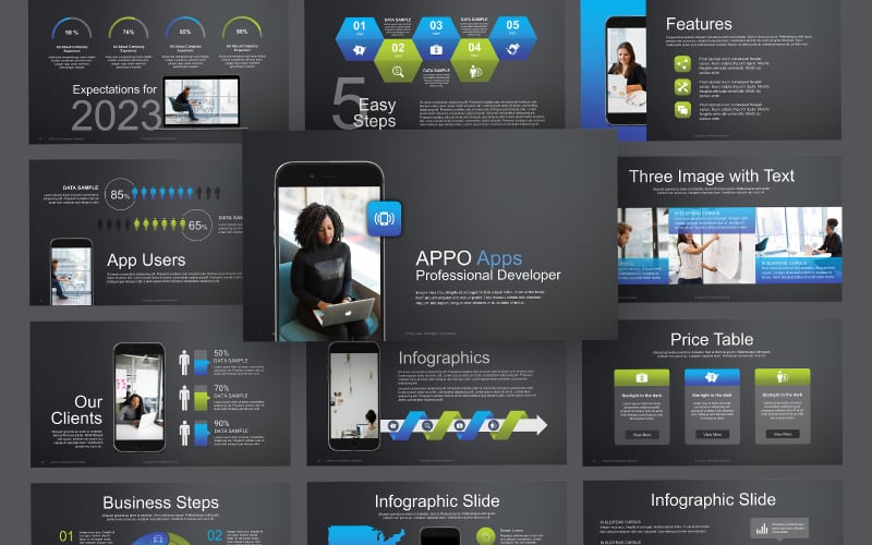 appo apps developer powerpoint template original