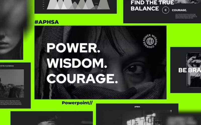 apsha creative agency powerpoint template original