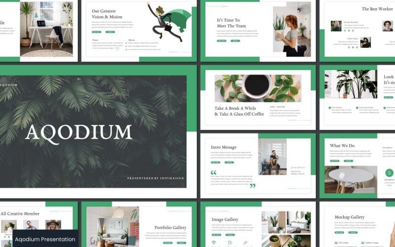 aqodium powerpoint template original