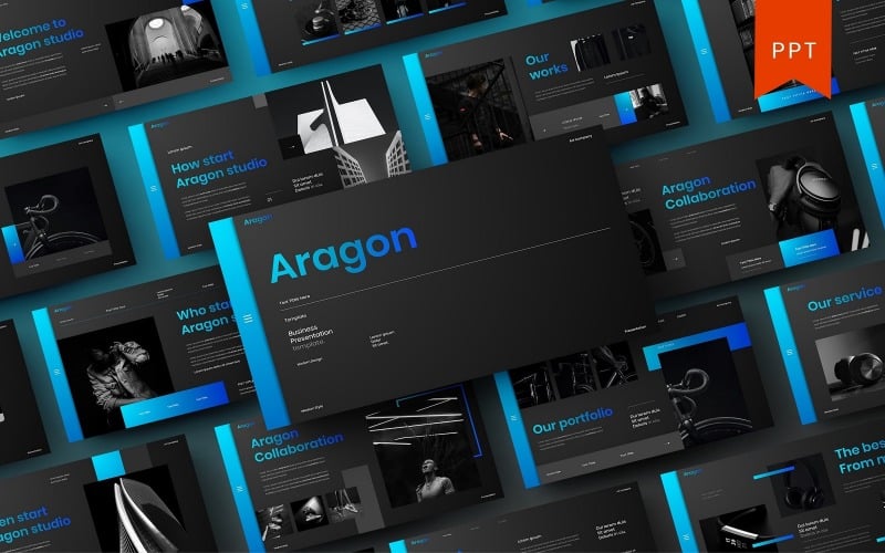 aragon business powerpoint template original