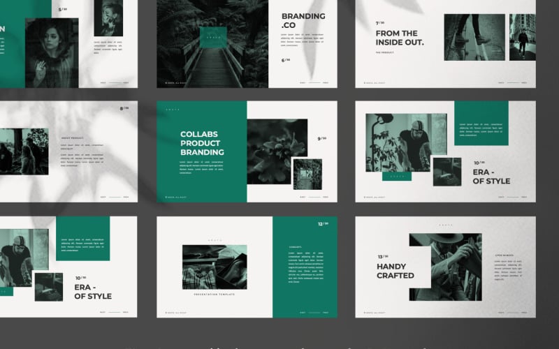 arata presentation powerpoint template original