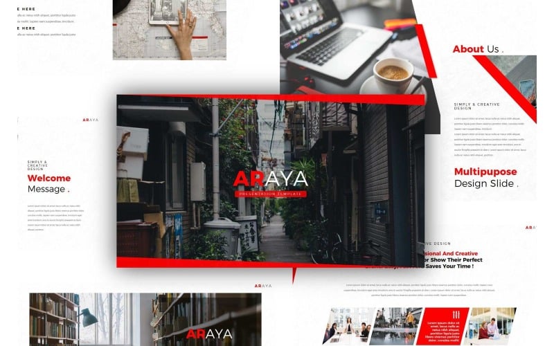 araya multipurpose powerpoint presentation templates original