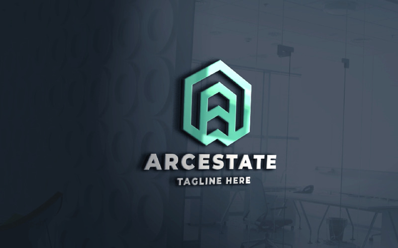 arc real estate pro logo template original
