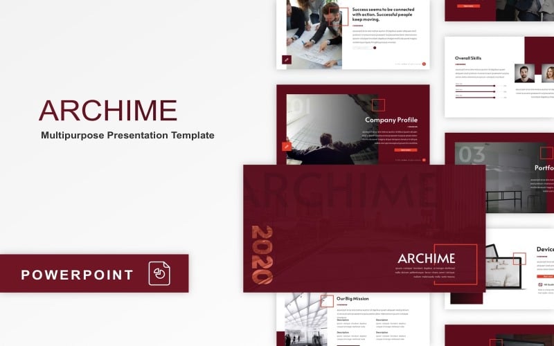 archime multipurpose powerpoint template original