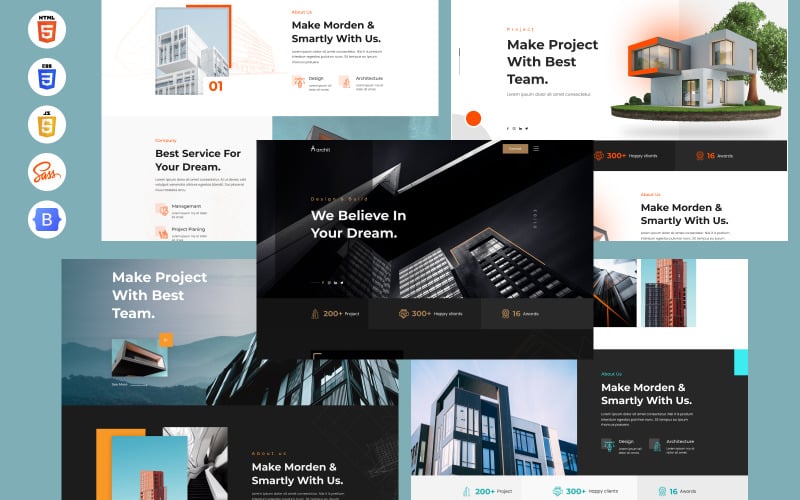 archit architecture amp interior landing page html template original