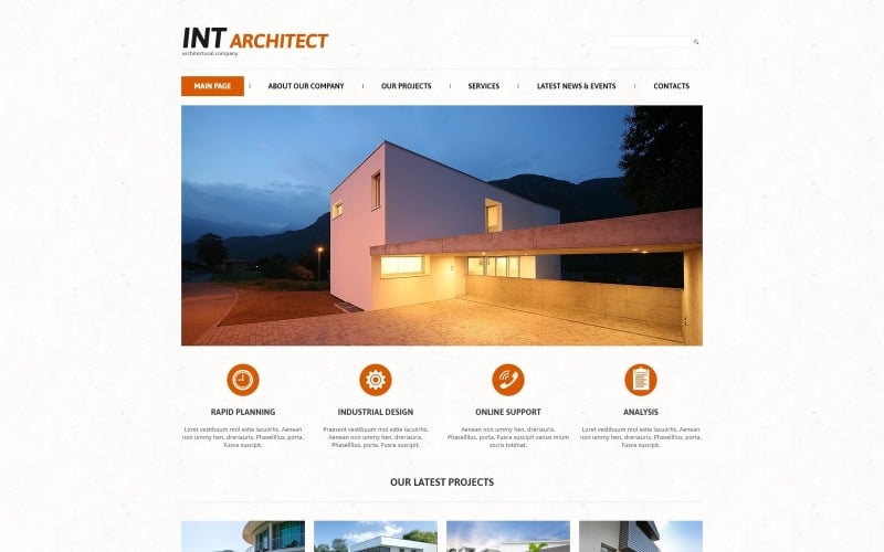 architectural agency joomla template original