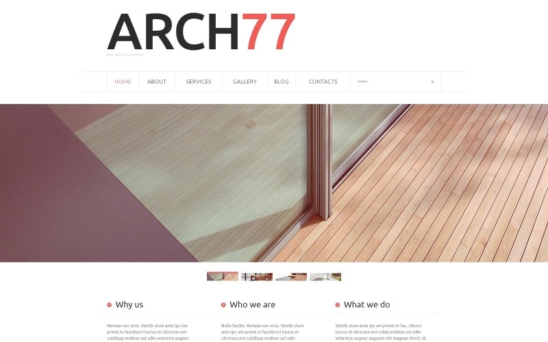 architecture joomla template original
