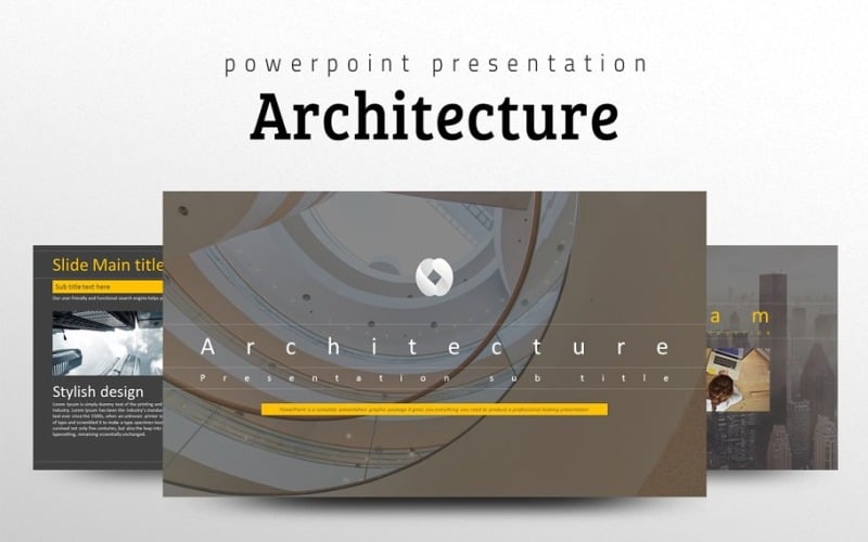 architecture ppt powerpoint template original