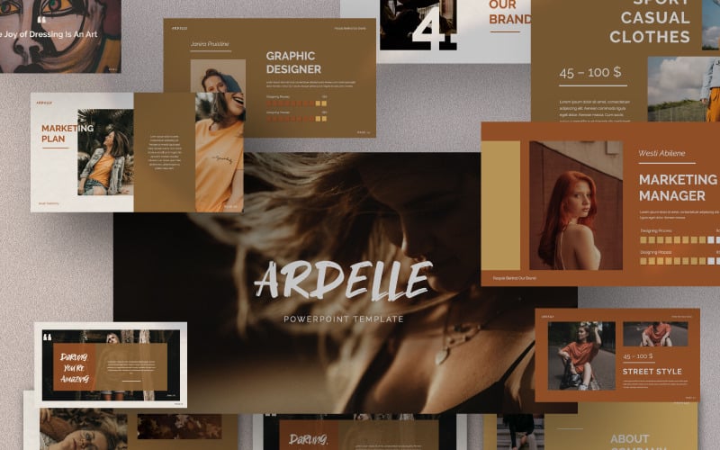 ardelle presentation powerpoint template original