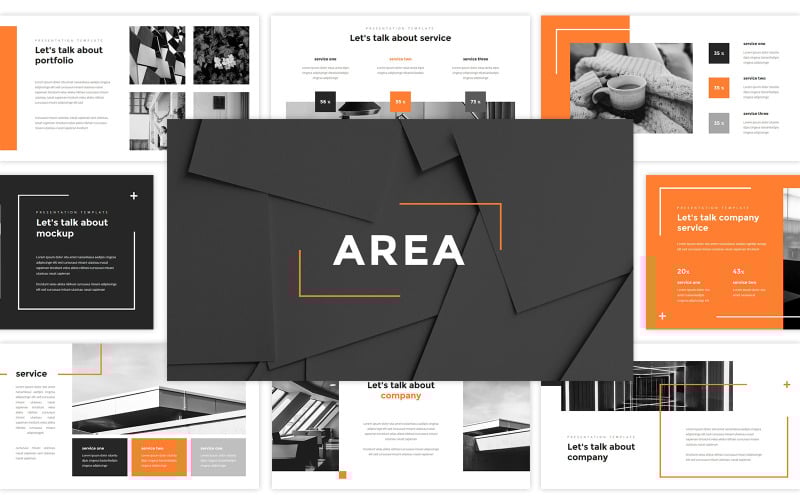 area powerpoint template original