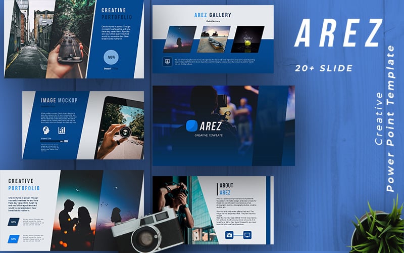 arez creative powerpoint template original