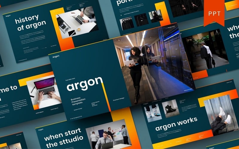 argon business powerpoint template original