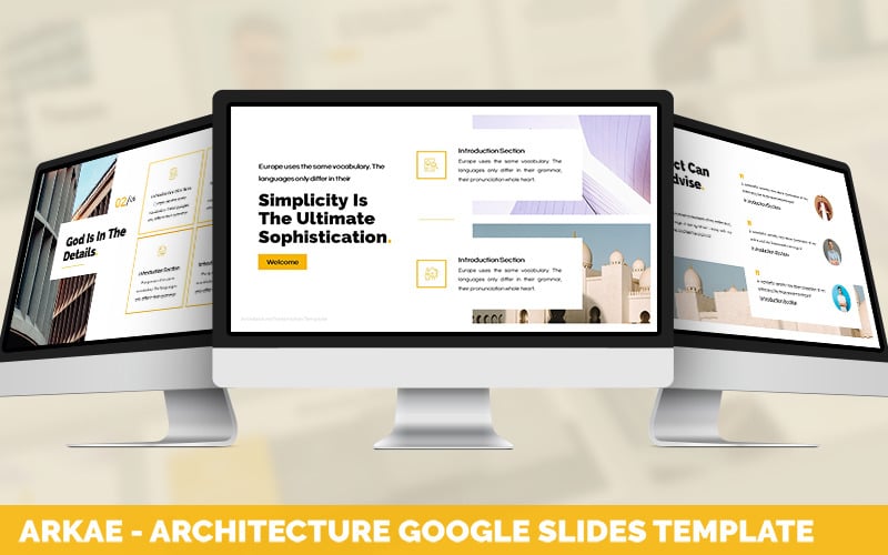 arkae architecture powerpoint template original