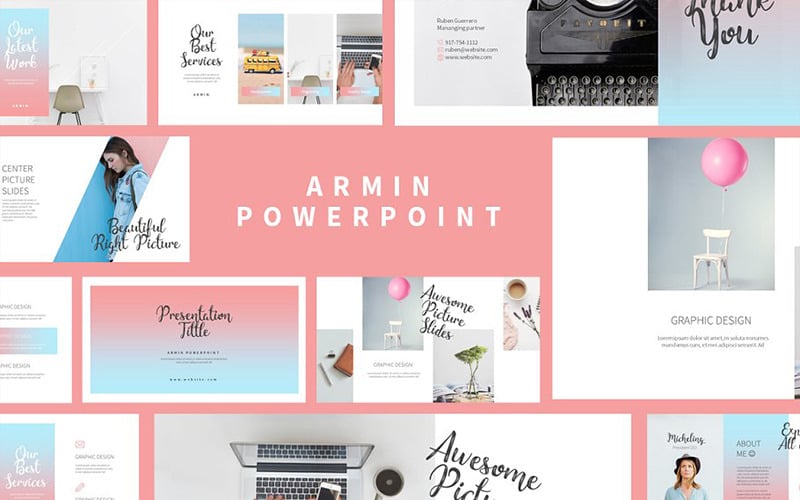 armin lookbook powerpoint template original