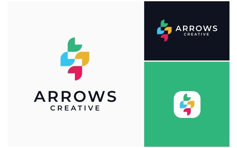 arrow cursor creative logo original