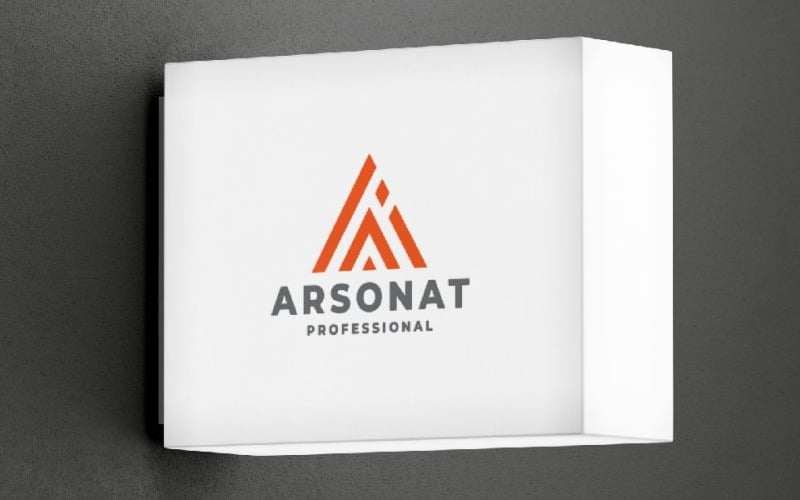 arsonat letter a professional logo original