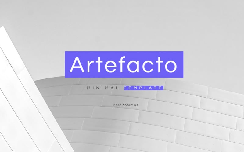artefacto business elementor wordpres landing page template original