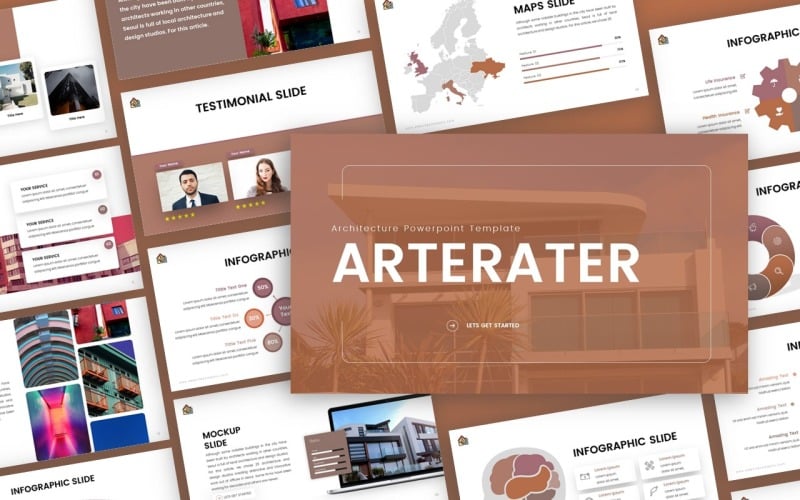 arterater architecture multipurpose powerpoint template original