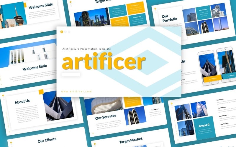 artificer architecture presentation powerpoint template original