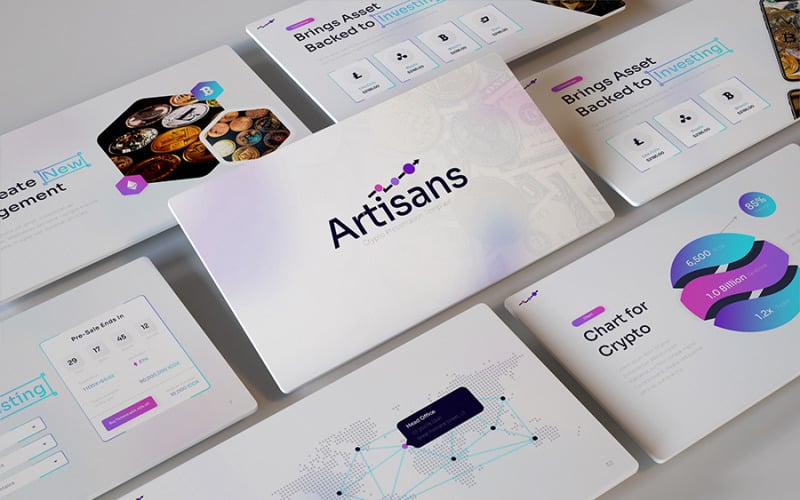 artisans crypto powerpoint template original