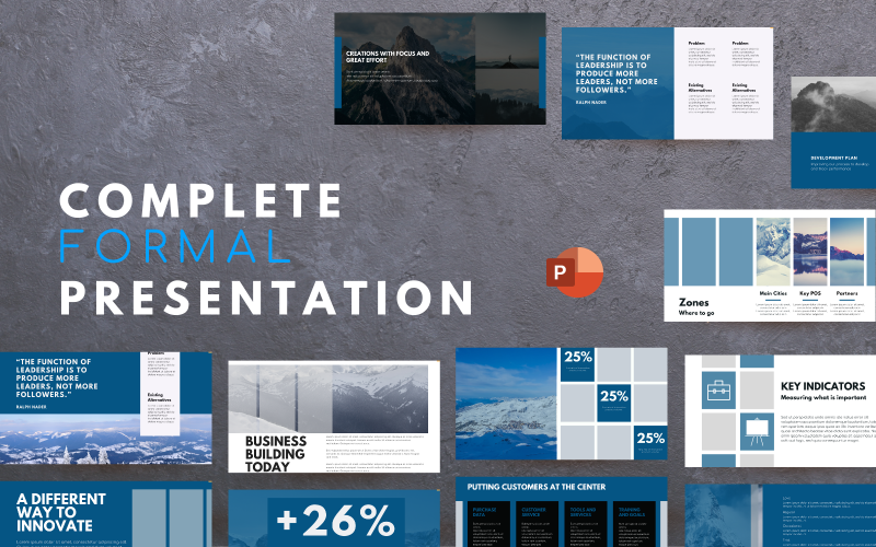 aspiration multipurpose modern and professional powerpoint presentation original