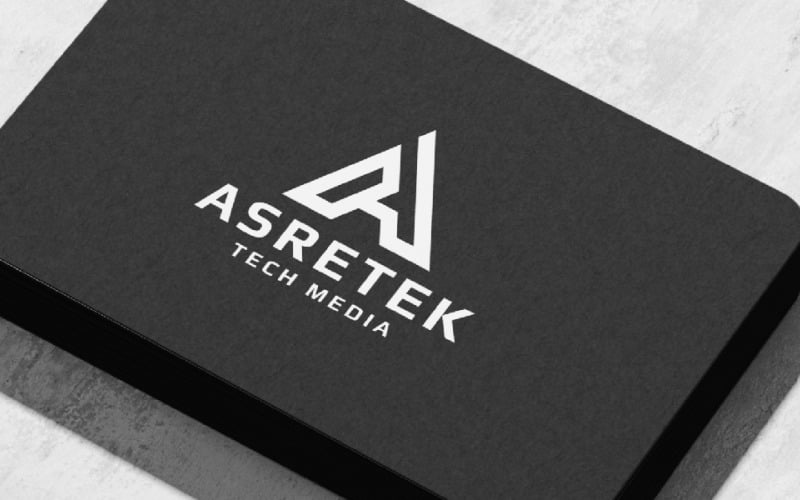 asretek letter a logo pro original