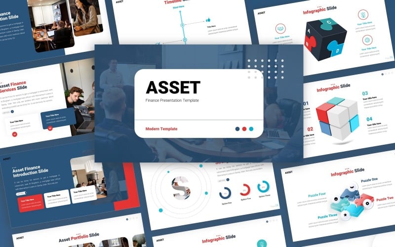 asset finance multipurpose powerpoint template original