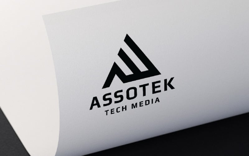 assotek letter a logo temp original
