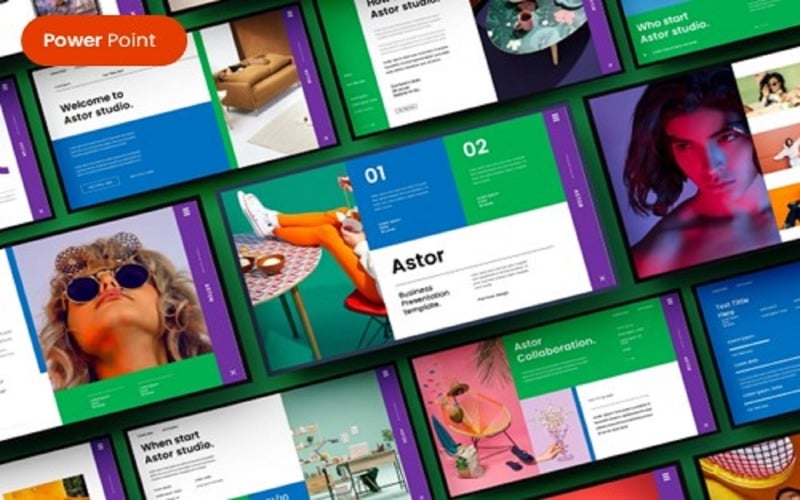 astor business powerpoint template original