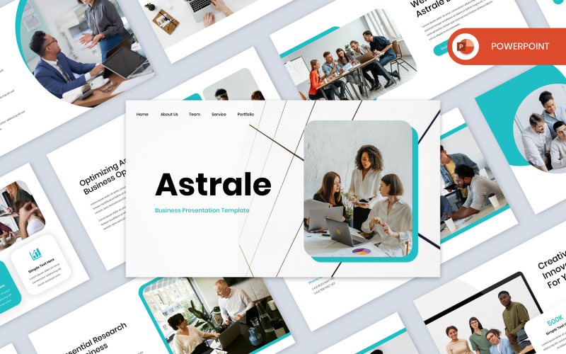 astrale business powerpoint template original
