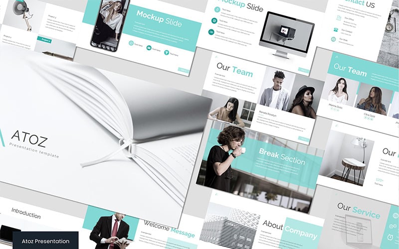 atoz powerpoint template original