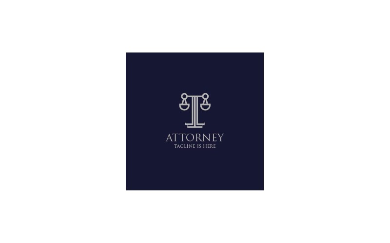 attorney and law logo template original