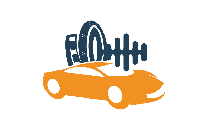 audio car logo symbol vector template original