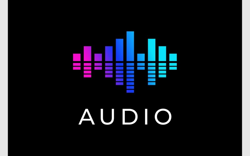 audio sound music frequency logo original