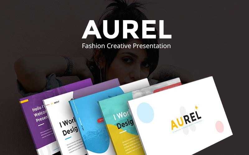 aurel fashion creative clean powerpoint template original