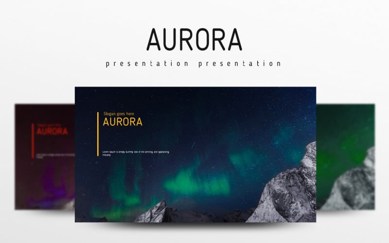 aurora powerpoint template original
