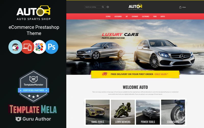 auto parts store prestashop theme original
