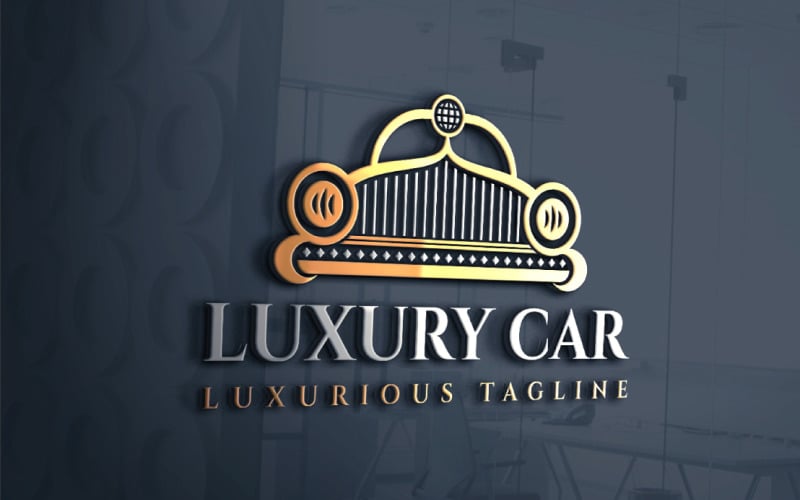 auto service luxury car logo design original